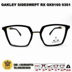 . แว่นสายตา OAKLEY OX8160 0151 SIDESWEPT RX [มีสินค้าที่ : สาขา ท่าพระ]