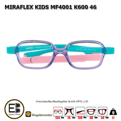 กรอบแว่นตา MIRAFLEX KIDS MF4001 K600 46 1