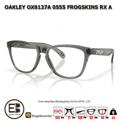 . กรอบแว่นสายตา  OAKLEY OX8137A 0555 FROGSKINS RX A [มีสินค้าที่ : สาขา รามอินทรา]
